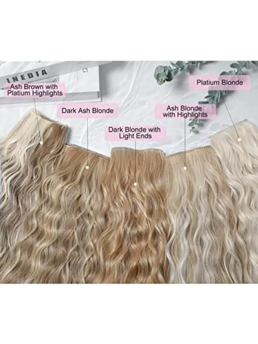 Blonde Clip-In Hair Extensions 24